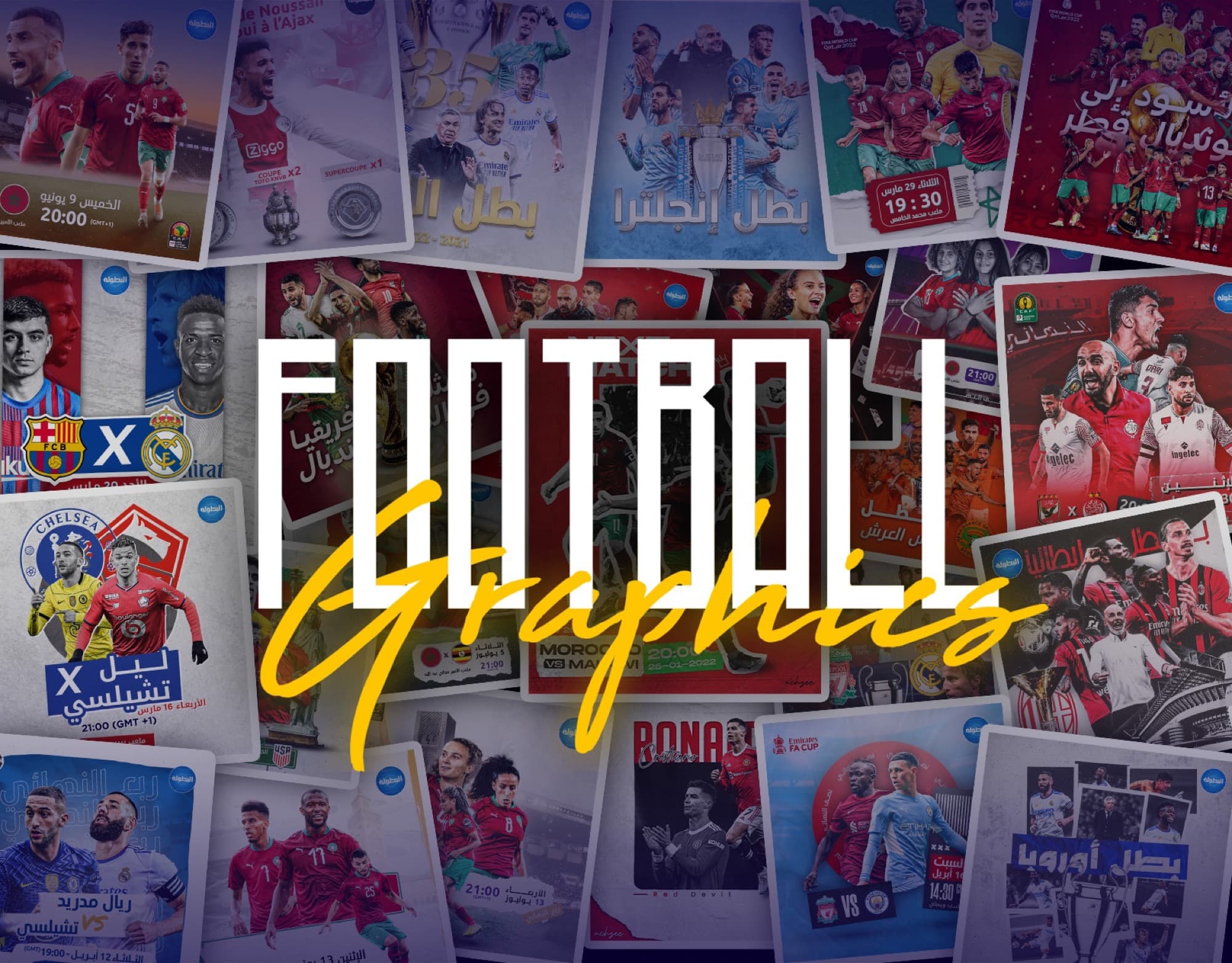 Football Graphics Vol. 01 — Sports Graphics by Hamza Zakouni