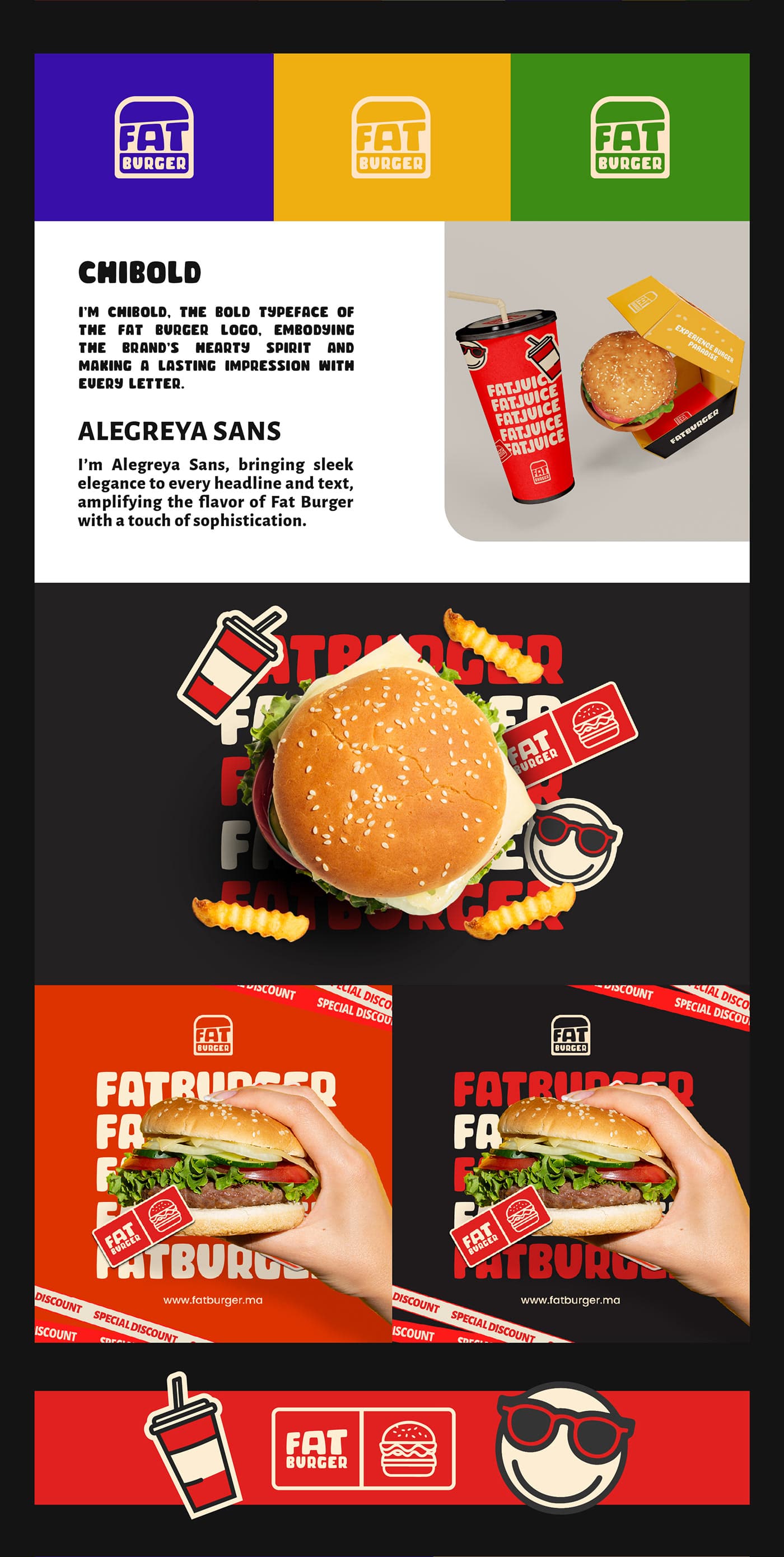 FatBurger: Identity for a gourmet burger brand — image 2