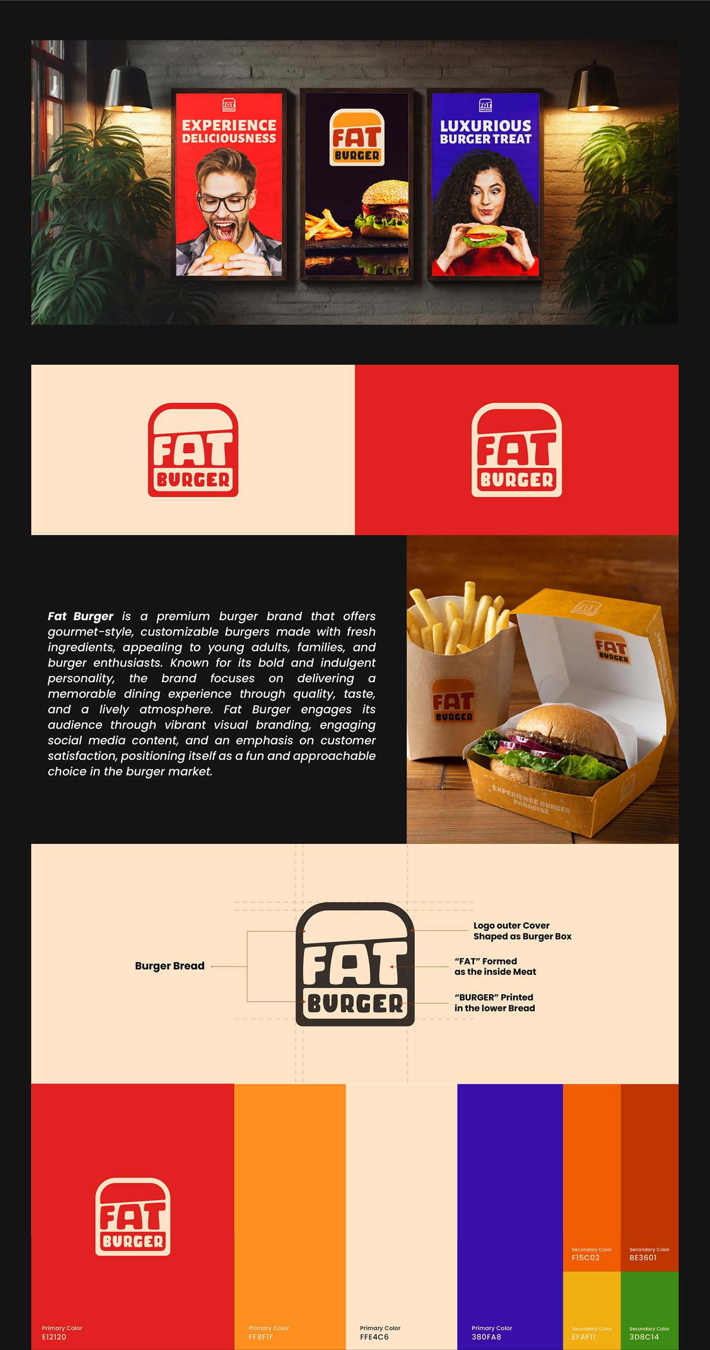 FatBurger: Identity for a gourmet burger brand — image 1