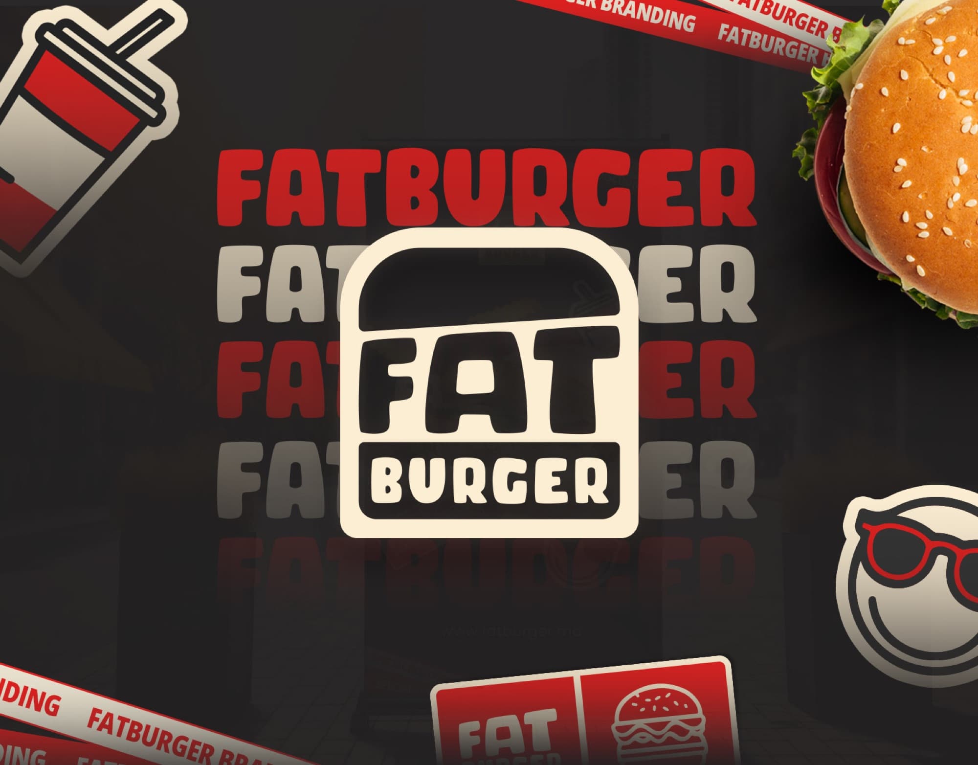 FatBurger: Identity for a gourmet burger brand — cover